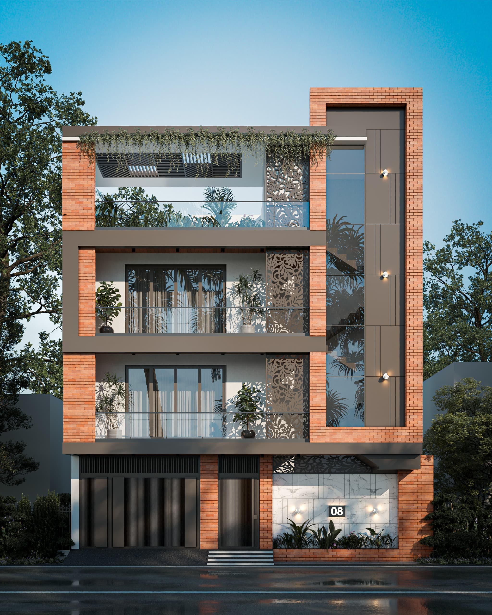 Residential Unit G+3 at Parvat Patiya for Jethusingh Ji