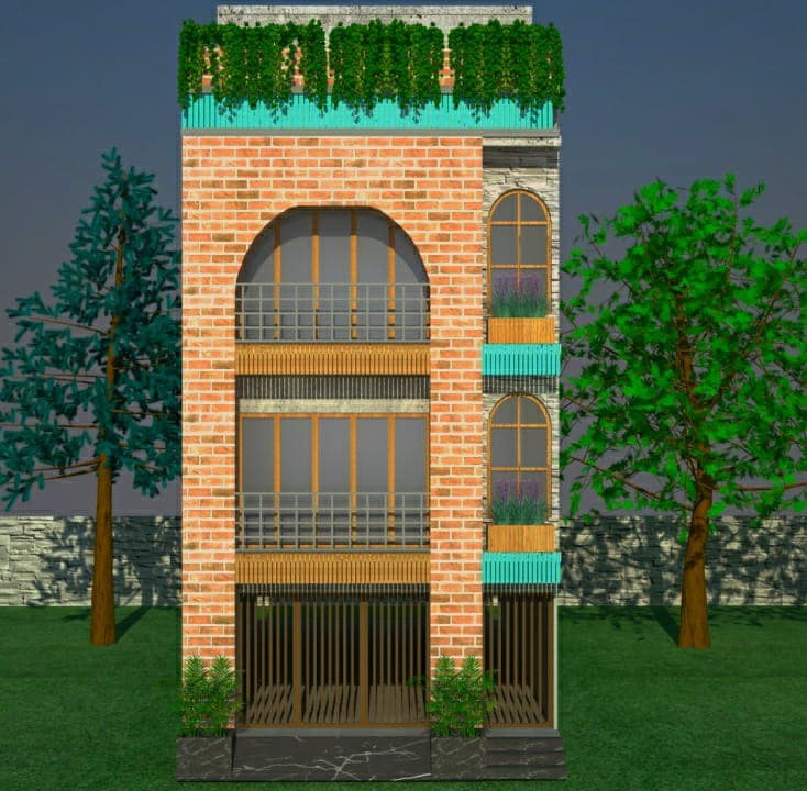 G+3 Residential Unit with Design Core image 2