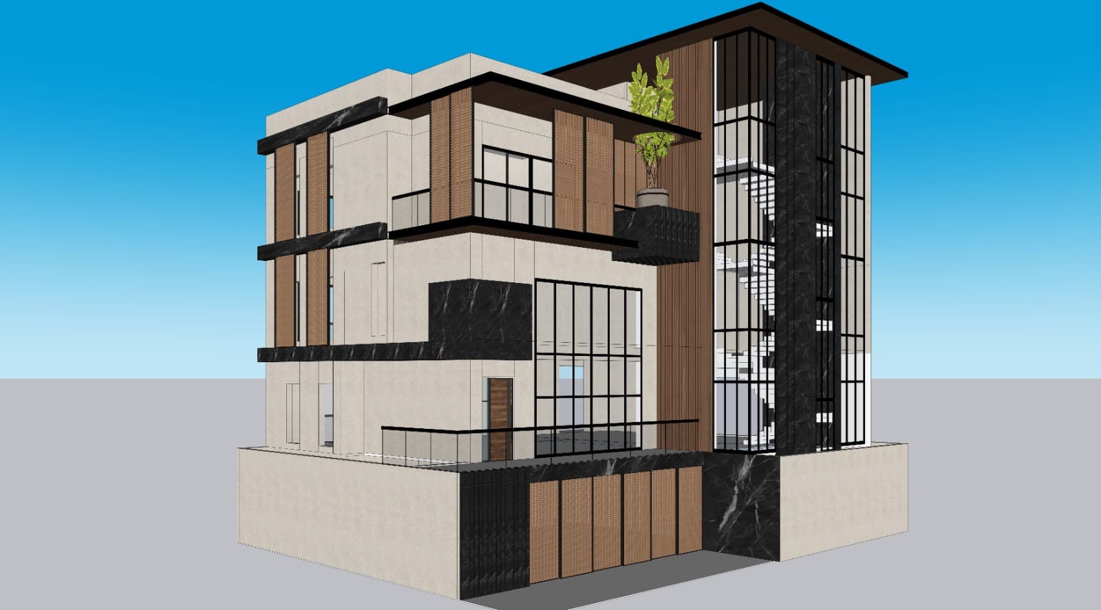 Residential Unit G+3.5 at Marvel Bunglows - Vesu (Plot 9 & 10) image 3