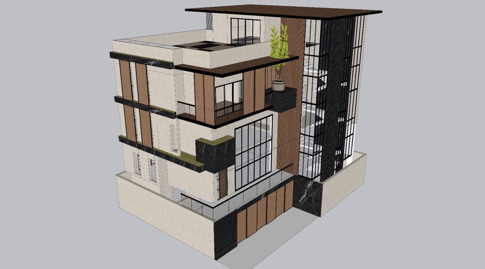 Residential Unit G+3.5 at Marvel Bunglows - Vesu (Plot 9 & 10) image 4