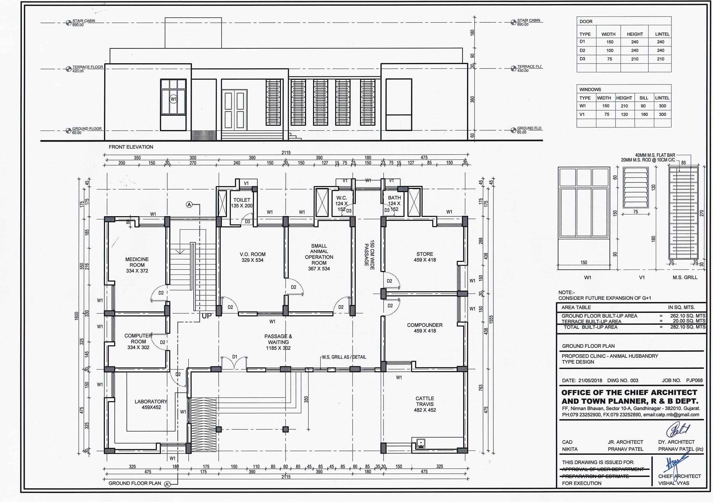 Construction of Veterinary Dispensary - Mahuva